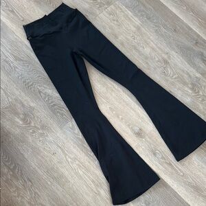 Ptula Black Flared crossover Pants